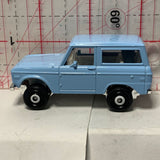 Blue  1970 Ford Bronco HVL06 MB1432 2023 Matchbox SUV Diecast Car