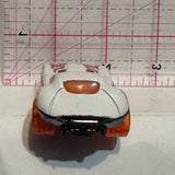 White #10 Flames Fast Felion 2008 Hot Wheels Diecast Car