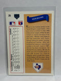 # 26 Kevin Belcher RC Texas Rangers 1991 UD Baseball card