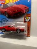 Red '84 Pontiac Firebird Muscle Mania GHD08 D7C6 2018 Long Card Hot Wheels Diecast Car