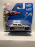 Silver Porsche Panamera Turbo Fresh Metal 2018 Short Card Maisto Diecast Car