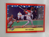 # 4 Ozzie Smith The Wizard St Louis Cardinals 1988 Fleer Baseball Cards