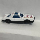 White Snowman Racer Unbranded Diecast Car