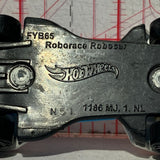 White Roborace Robocar FYB65 Hot Wheels Diecast Car