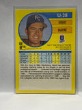# U28 Brent Mayne  Kansas City Royals 1991 Fleer Update Baseball card