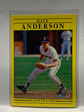 # 252 Dave Anderson  San Francisco Giants 1991 Fleer Baseball card
