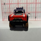 Red Baja Blazers Custom Ford Bronco Hot Wheels Diecast Car