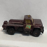 Brown Highway Maintenance Truck 1990 Matchbox Diecast Car