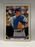 # 294 Brent Mayne  Kansas City Royals 1993 Topps Baseball card