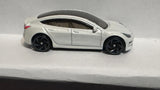 White Tesla Model 3 FYB50 2018 Hot Wheels Diecast Car
