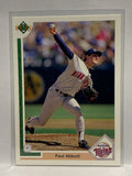 # 487 Paul Abbott  Minnesota Twins 1991 UD Baseball card