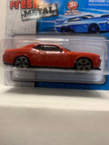 Red 2008 Dodge Challenger SRT8 Fresh Metal 2017 Short Card Maisto Diecast Car