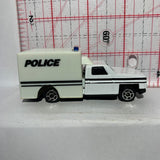 White Police Utility Truck Unbranded Diecast Car