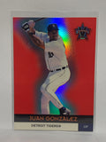 # 20 Juan Gonzalez  Detroit Tigers 2000 Vanguard Baseball Cards
