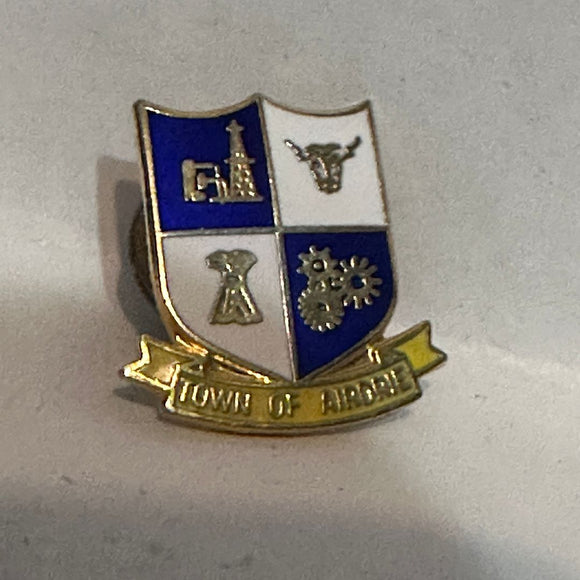 Town of Airdrie Crest Emblem Alberta   Lapel Pin