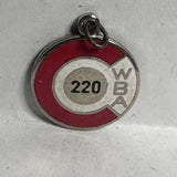 220 WBA Logo Zipper Pull  Lapel Pin