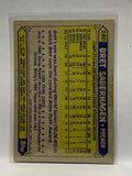 # 140 Bret Saberhagen  Kansas City Royals 1987 Topps Baseball card