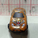 Orange Tiger Stripes Racer Unbranded Car Diecast Car