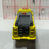 Yellow Highway Rescue Fire Truck 97662 MB566 2002 Matchbox Emergency Diecast Car