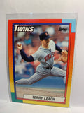 # 57T Terry Leach  Minnesota Twins 1990 Topps Baseball Cards
