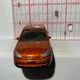 Orange Ford Focus MK1 Hatchback Worldwide Wheels Matchbox Diecast Car