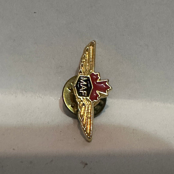 MAF Canada Maple Leaf Wings  Lapel Pin