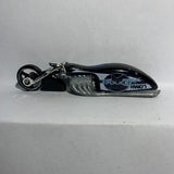 Black Pit Cruiser Police Motorcycle Hot Wheels Diecast Car
