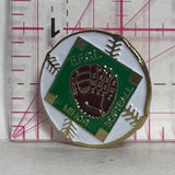 E.F.C.L. Minor Softball Logo  Lapel Pin