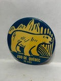 Zoo de Quebec 50 years Polar Bear  Button Pinback