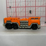 Orange 5 Alarm Fire Truck Engine missing ladder Hot Wheels Diecast Car