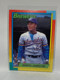 # 35T Darryl Hamilton  Milwaukee Brewers 1990 Topps Baseball Cards