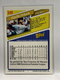 # 349 Hipolito Pichardo  Kansas City Royals 1993 Topps Baseball card