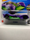 Purple Futurismo HW Race Day HYX89 N521 2024 Short Card Hot Wheels Diecast Car