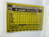 # 125T Randy Veres  Milwaukee Brewers 1990 Topps Baseball Cards