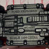 Red Ford Explorer 6061 Motor Max Diecast Car