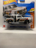White 1978 Dodge Li'l Red Express Truck HW Hot Trucks JBB03 N521 2024 Short Card Hot Wheels Diecast Car