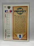# 72 Brrent Mayne Top Prospect Kansas City Royals 1991 UD Baseball Cards