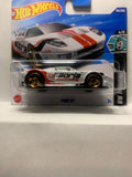 White Borla Exhaust Ford GT HW Modified HYY92 N521 2024 Short Card Hot Wheels Diecast Car