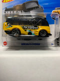 Yellow Kowloon'd Hypervan HW Metro HYX75 N521 2024 Short Card Hot Wheels Diecast Car