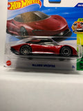 Red Mclanren Speedtail HW Exotics JBB28 N521 2924 Short Card Hot Wheels Diecast Car