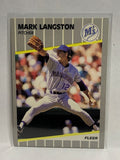 # 551 Mark Langston  Seattle Mariners 1989 Fleer Baseball card