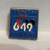 Lotto 649 Tenth Birthday  Lapel Pin