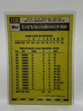 # 113T Red Schoendienst Manager St Louis Cardinals 1990 Topps Baseball Cards