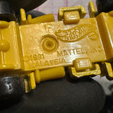 Yellow Oshkosh Cement Mixer 1991 Hot Wheels Diecast Car