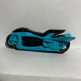Blue Fly-By Motorcycle Moto Series Hot Wheels Diecast Car