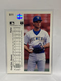 # 511 Chuck Crim  Milwaukee Brewers 1990 UD Baseball Cards