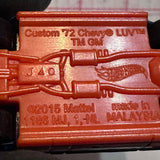 Blue Flames Custom '72 Chevy LUV 2015 Hot Wheels Diecast Car