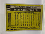 # 110T Scott Sanderson   Oakland Athletics 1990 Topps Baseball Cards