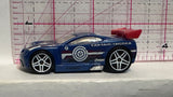 Blue Captain America Power Rage Avengers Hot Wheels Diecast Car