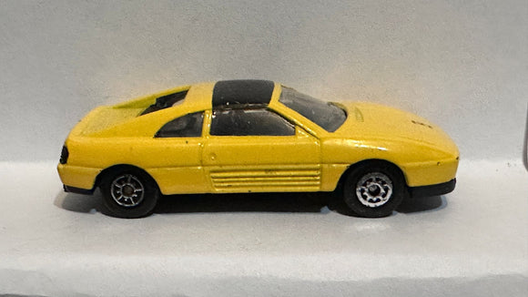 Yellow Ferrari 348ts Maisto Diecast Car